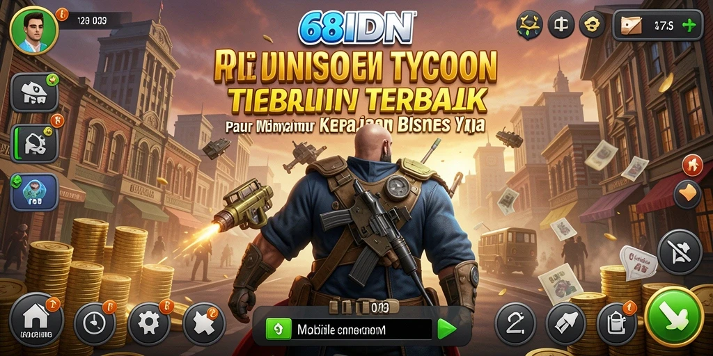 Screenshot menunjukkan gameplay interaktif yang mendebarkan di 68IDN.