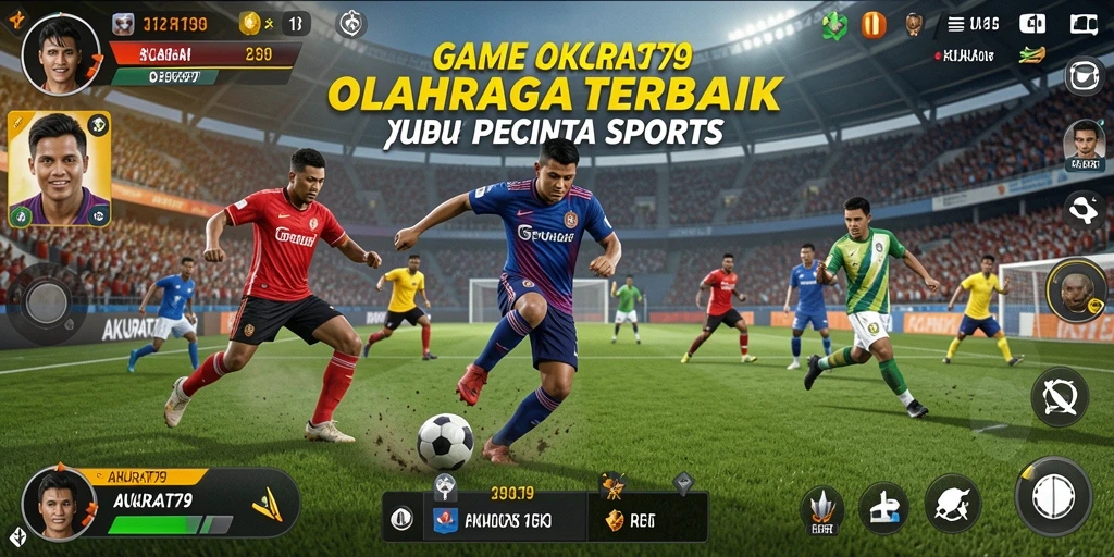 Tampilan gameplay menegangkan dari AKURAT79 dalam aksi olahraga.