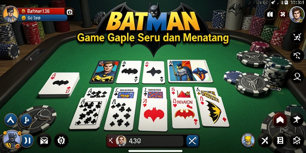 Tampilan gameplay Gaple yang seru dan interaktif.