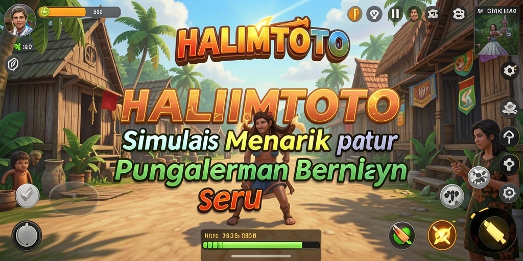 Screenshot gameplay HALIMTOTO yang menampilkan aksi seru dalam simulasi.