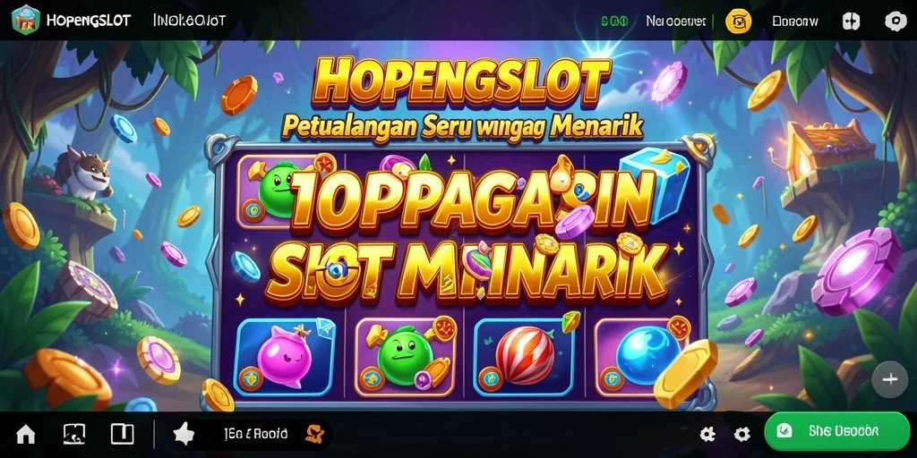 Gameplay seru HOPENGSLOT dengan slot dan petualangan menanti.
