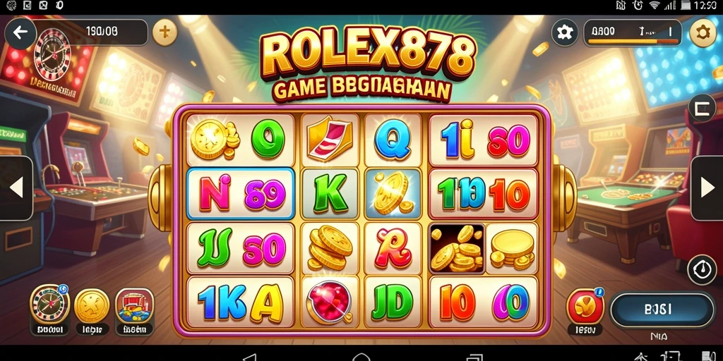 Screenshot gameplay <strong>ROLEX878</strong> yang menampilkan suasana permainan Bingo yang seru.