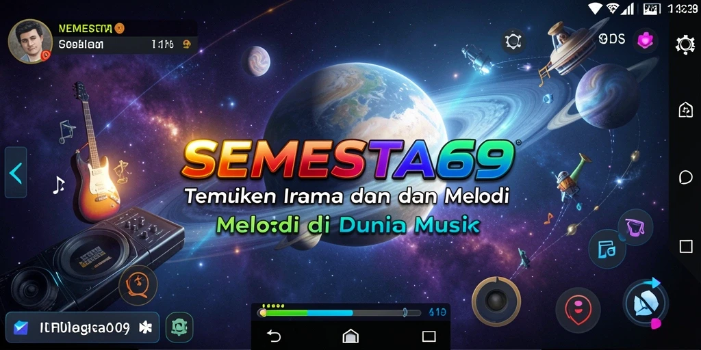Tampilan menarik gameplay <strong>SEMESTA69</strong> dengan irama musik yang menyenangkan.