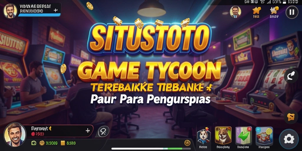 Screenshot gameplay dari SITUSTOTO yang menampilkan berbagai fitur Tycoon.
