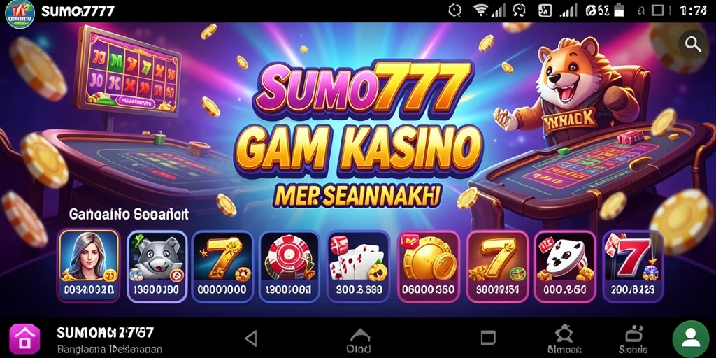 Tangkapan layar gameplay SUMO777 yang penuh aksi di dunia Kasino.