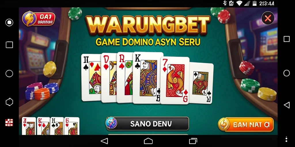 Screenshot gameplay WARUNGBET yang menampilkan keseruan bermain Domino.