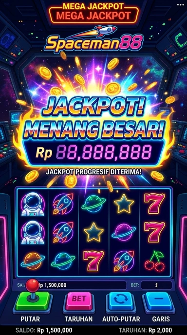 Screenshot menunjukkan proses unduh yang cepat pada spaceman88.